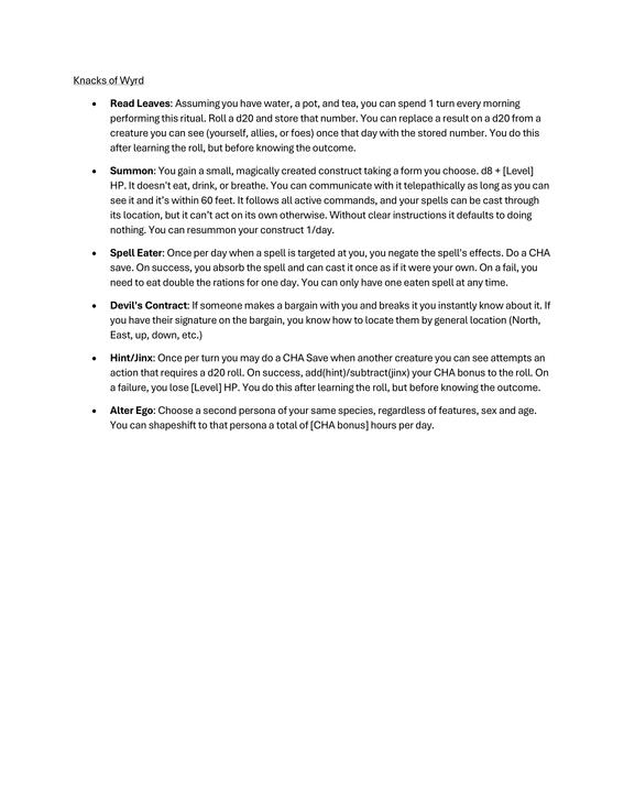 House Rules 7