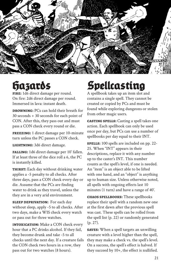 Hazards &amp; Spellcasting