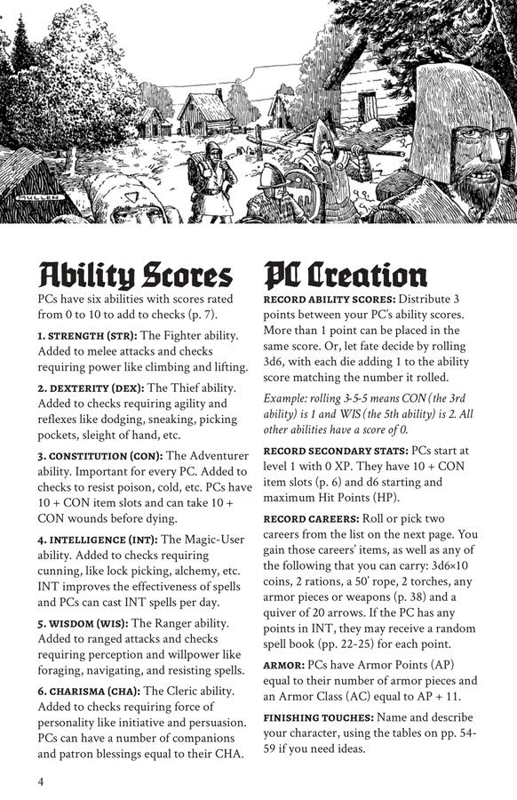 Basics &amp; Character Creation